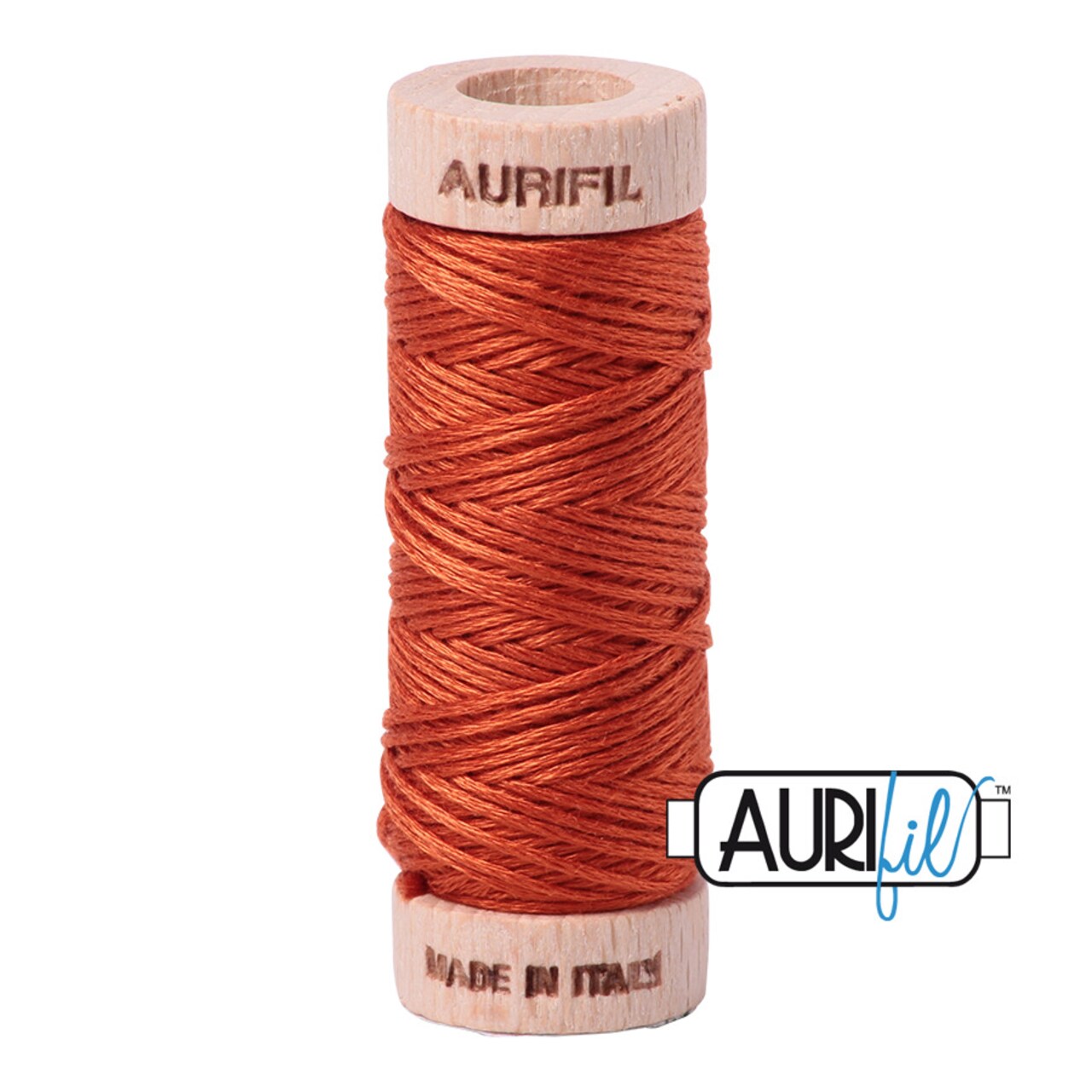 Rusty Orange (2240) | Aurifloss Small Spool (18M / 18Y) | Aurifil Thread